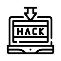 Icon Hack Security With Style Line