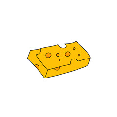 cheese slice vector