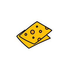 cheese slice vector