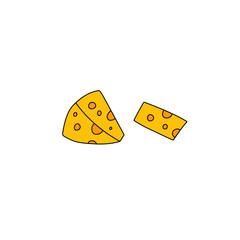 cheese slice vector