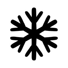 Obraz premium Hand drawn Christmas snowflake. Xmas snowflake isolated on a white background. Vector illustration