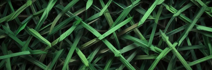 Obraz premium Intertwined green arrows forming an abstract eco-friendly pattern , design, progress