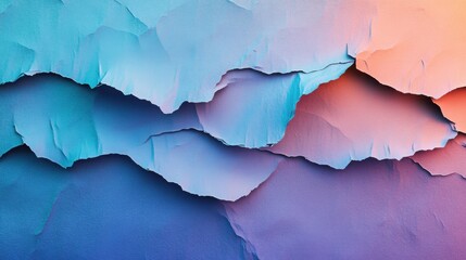 Obraz premium Torn and worn paper texture with soft edges. .