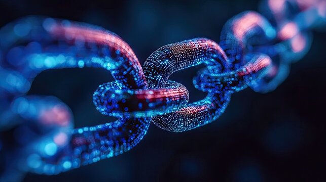 Financial Growth Graph Blockchain Technology Integrating Blockchain Data Streams Secure Decentralized Financial Metrics Cryptocurrency Investment Insights