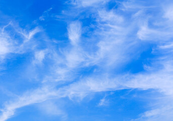 
Beautiful blue sky and white clouds, outdoors