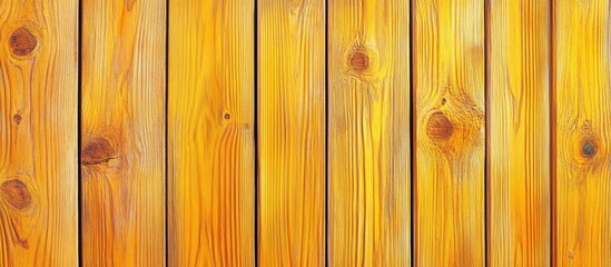 Golden yellow wood panel background showcasing unique grain patterns and textures ideal for...