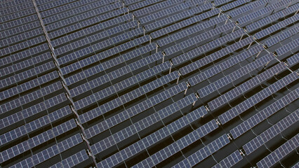 Drones capture on-site construction of photovoltaic panels