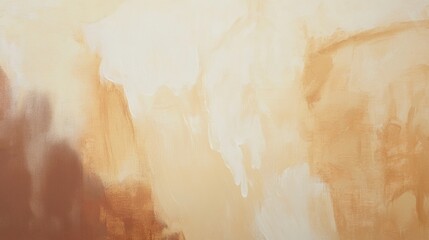 Abstract brushstroke textures in warm honey, light caramel, and soft cream tones, creating layered, grainy patterns reminiscent of hand-painted surfaces with natural aging.