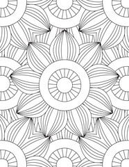 Flower Coloring Pages & Books for Adult