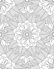 Flower Coloring Pages & Books for Adult