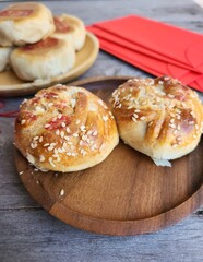 Moon cakes happy chinese festival