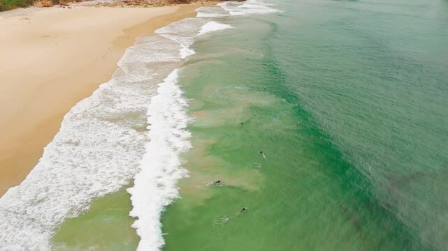 Beautiful Playa de Andrin and Playa de Balota beaches in Asturias, Spain