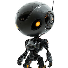 Child-Friendly Robot Toy Designed for Learning Transparent Background