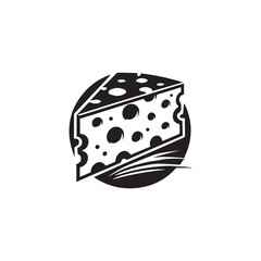 Cheese line icons set, editable stroke isolated on white, linear vector outline illustration, symbol logo design style