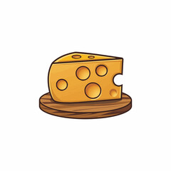 Cheese line icons set, editable stroke isolated on white, linear vector outline illustration, symbol logo design style