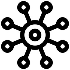 Obraz premium Referrals. Editable stroke vector icon.