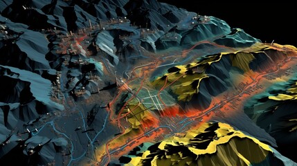 Advanced geospatial software application leveraging spatial data and analytics for informed mining and comprehensive resource mapping