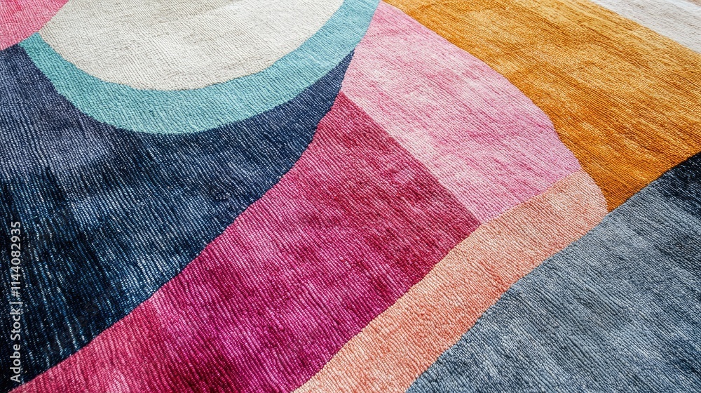 Poster vibrant handmade rugs showcasing intricate patterns and rich textures ideal for enhancing interior d