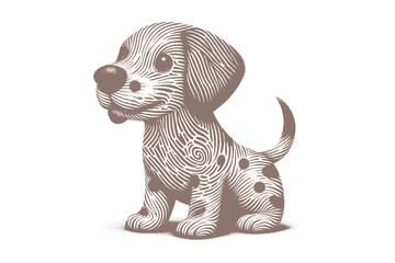 Dalmatian dog vector | dog vector | dog illustration | dog silhouette | dog tattoo | dog engraving | dog