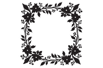 Intricate Floral Laser-Cut Frame Set