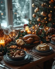 American Christmas holiday dishes