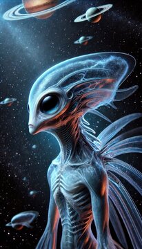 Imaginary design of aliens using artificial intelligence