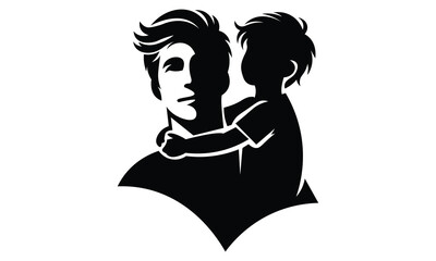 Father Black Person Silhouette