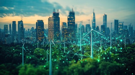 Innovative green tech concept eco-friendly devices renewable energy solutions showing how technological advancements renewable energy devices are driving global movement towards sustainability