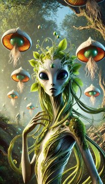 Imaginary design of aliens using artificial intelligence