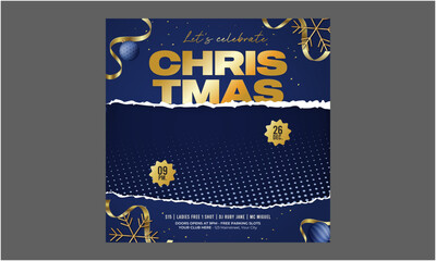 Christmas Party Socials Media