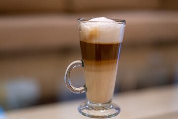 coffee with sweets on a table