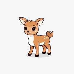 Deer cute illustration