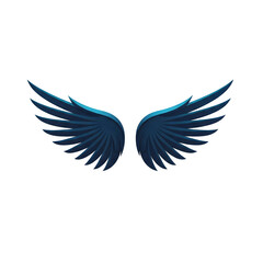 Obraz premium birds wings 3d icon, png transparent