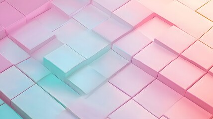 Minimalist Tech Background with Soft Pastel Colors