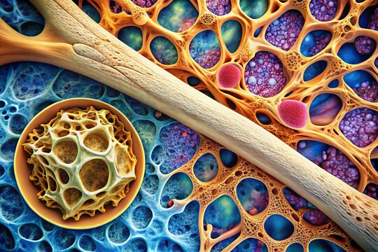Bisphosphonates Bone Health: Microscopic View of Bone Density Before & After Treatment