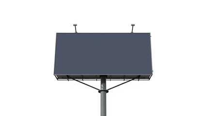 Obraz premium blank billboard isolated on white