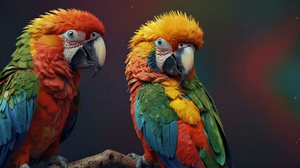 blue and yellow macaw