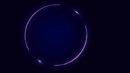 Abstract technology sphere with connecting dots. Digital abstract network structure. 3D rendering.