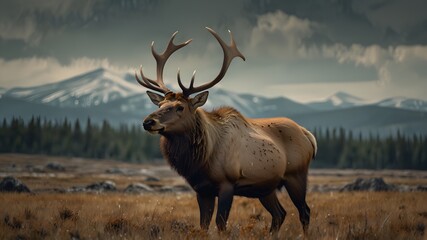 Fototapeta premium deer in the woods