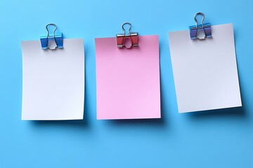 close up of a note paper on white background