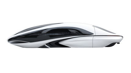 Bullet train isolated