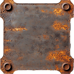 녹슨 금속 판