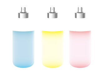 スプレーボトルに入った液体
