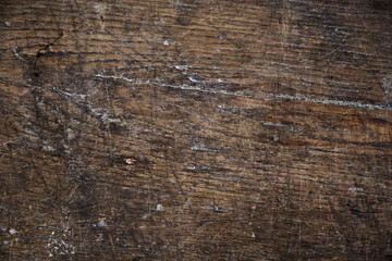 Old rustic dark brown wooden canvas texture. Background for banner, backdrop or texture