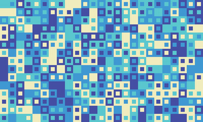 Geometric grid pattern with textured cubes and bright colours. Great for trendy, minimal designs, fabric prints, or background decor.