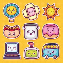 Bright and Sweet Illustration Icon Collection