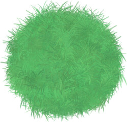 Grass, watercolor cartoon style grass