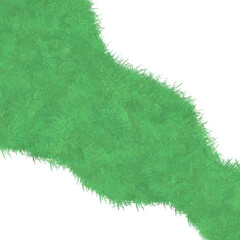 Grass, watercolor cartoon style grass