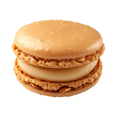 Flavor-some Almond Macaroons isolated on transparent background