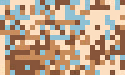 Paper style geometrical colouring. Geometry sketch spectrum card. Colors space inspiration flat.
